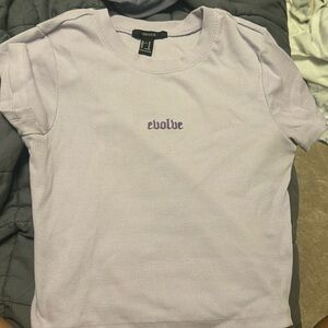 Purple Graphic Tee Forever 21